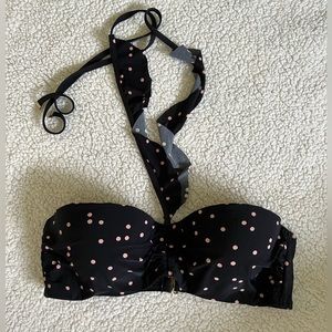 Kate Spade polka dot bikini top